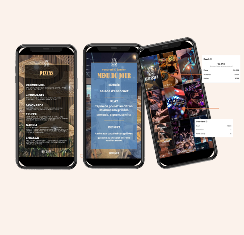 Le barbara - réseaux sociaux 