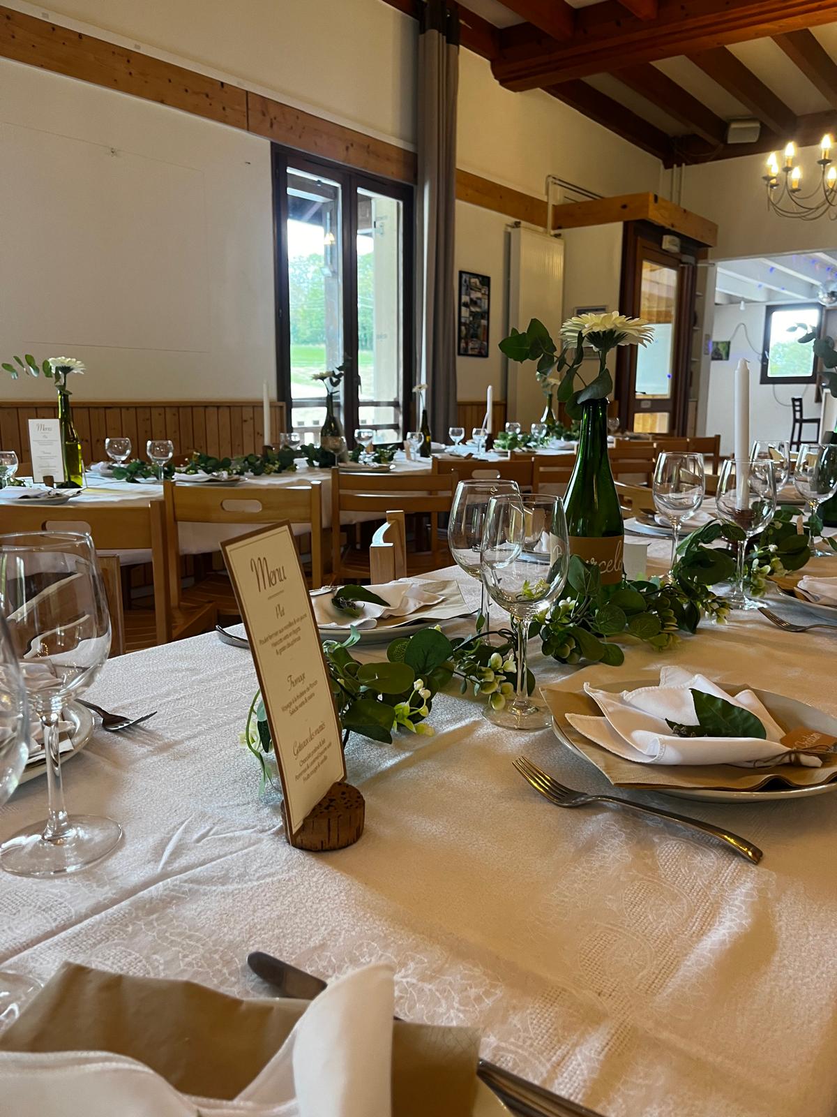 Mariage — Décoration de table